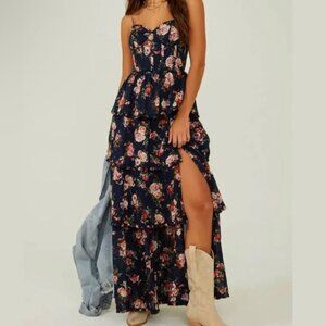 Stellni Floral Maxi Dress sz XL